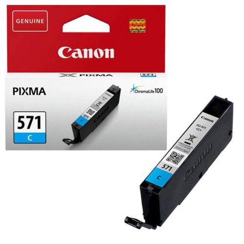 CANON CLI-571 CIÁN (7ML) EREDETI TINTAPATRON (0386C001)
