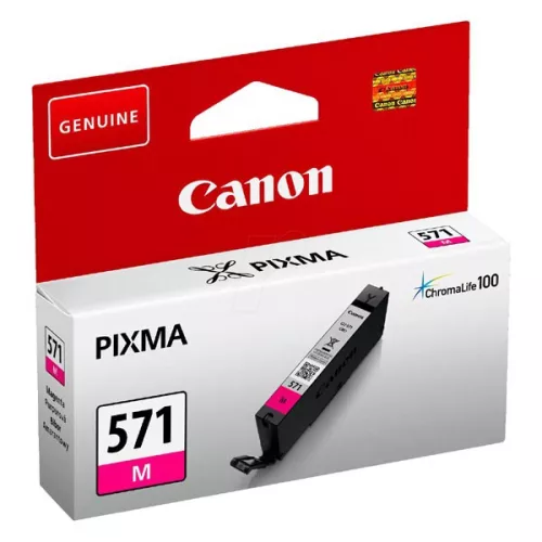 CANON CLI-571 MAGENTA (7ML) EREDETI TINTAPATRON (0387C001)