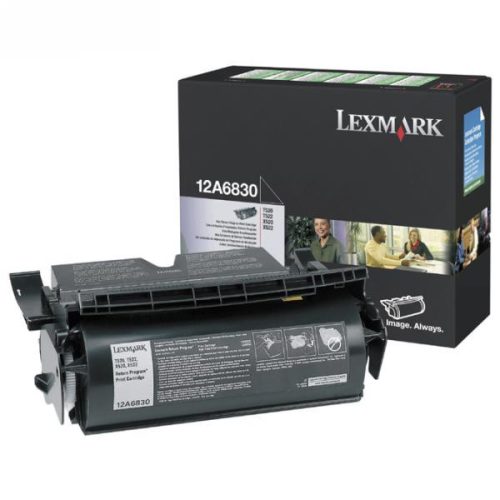 LEXMARK T520 (30K) FEKETE EREDETI TONER (12A6830)