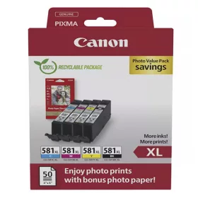  CANON CLI-581XL MULTIPACK + PHOTOPAPÍR TINTAPATRON (2052C006)