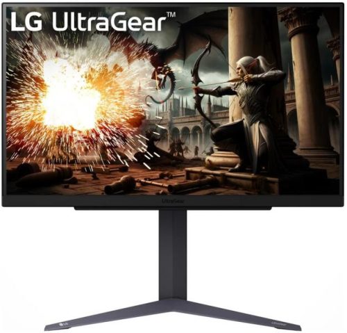 LG 27GS75QX-B 27" ULTRAGEAR, 16:9, QHD, IPS, FREESYNC GAMING MONITOR, FEKETE