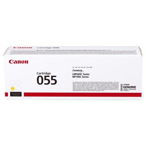 CANON CRG-055 (2,1K) SÁRGA EREDETI TONER (3013C002)