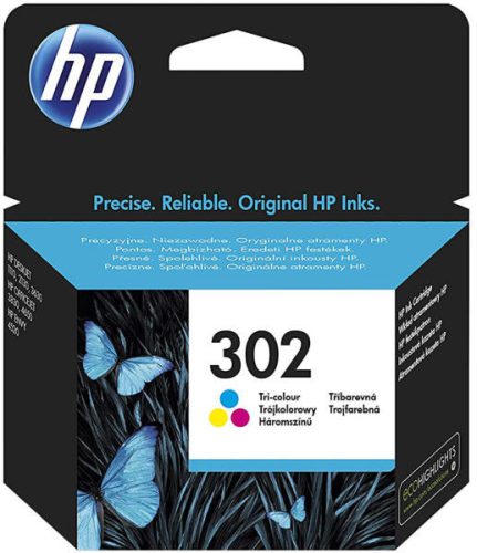 HP F6U65AE NO.302 SZÍNES (4ML) EREDETI TINTAPATRON (F6U65AE) LEÉRTÉKELT