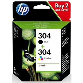   HP 3JB05AE NO.304 FEKETE/SZÍNES N9K06AE+N9K05AE (2X2ML) EREDETI MULTIPACK (3JB05AE)