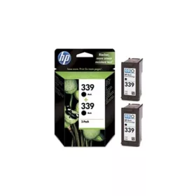   HP C9504EE NO.339 (2X25ML) FEKETE EREDETI DUOPACK (C9504EE) LEÉRTÉKELT (LEJÁRAT 2019)
