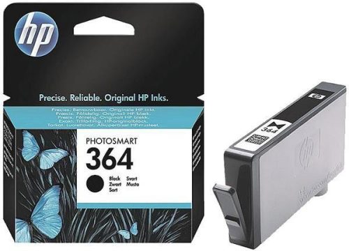 HP CB316EE NO.364 FEKETE (6ML) EREDETI TINTAPATRON (CB316EE) LEÉRTÉKELT (LEJÁRAT 2021 NOVEMBER)