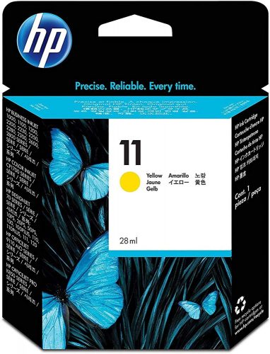 HP C4838AE NO.11 SÁRGA (28ML) EREDETI TINTAPATRON (C4838AE) LEÉRTÉKELT