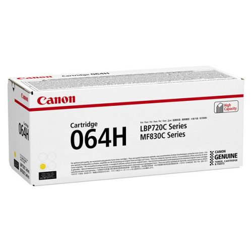 CANON CRG-064H (10,5K) SÁRGA EREDETI TONER (4932C001)