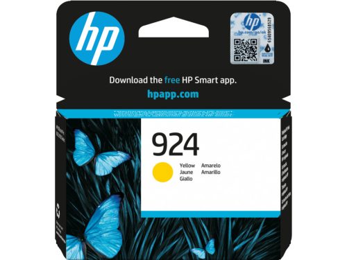 HP 4K0U5NE NO.924 SÁRGA EREDETI TINTAPATRON