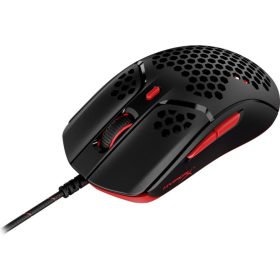   HYPERX PULSEFIRE HASTE VEZETÉKES GAMER EGÉR, FEKETE-PIROS (4P5E3AA)