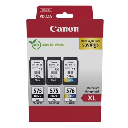 CANON PG-575XL(2DB)/CL-576XL FEKETE/SZÍNES EREDETI MULTIPACK (5437C004)