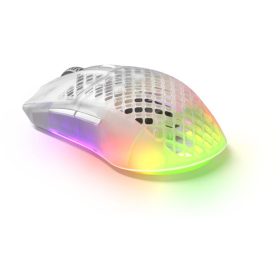   STEELSERIES AEROX 3, WIRELESS, SNOW, GAMER EGÉR, FEHÉR (62608)