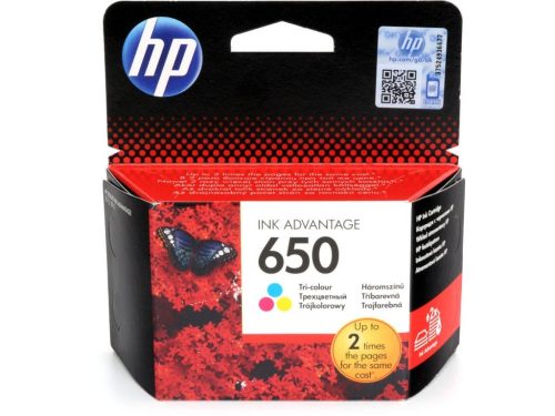 HP CZ102AE NO.650 SZÍNES (5ML) EREDETI TINTAPATRON (CZ102AE)