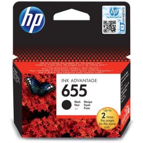   HP CZ109AE NO.655 FEKETE (14ML) EREDETI TINTAPATRON (CZ109AE)