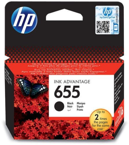 HP CZ109AE NO.655 FEKETE (14ML) EREDETI TINTAPATRON (CZ109AE)