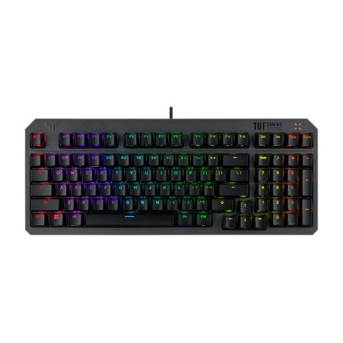 ASUS TUF GAMING K3 MECHANIKUS GAMER BILLENTYŰZET, HU, RED SWITCH (90MP0390-BKHA00)