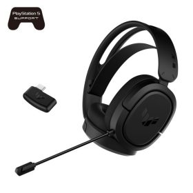   ASUS TUF GAMING H1 WIRELESS HEADSET, FEKETE (90YH0391-B3UA00)