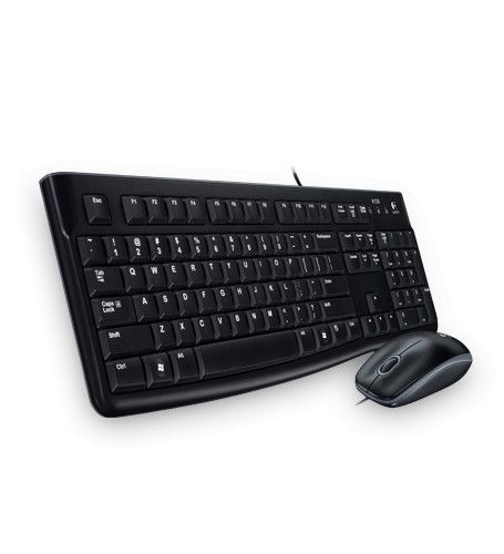 LOGITECH MK120 USB BILLENTYŰZET, HU + EGÉR, FEKETE (920-002542)