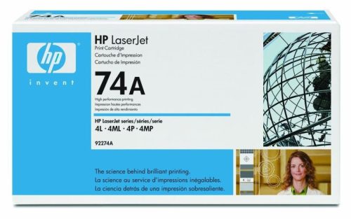 HP 92274A NO.74A FEKETE (3K) EREDETI TONER (92274A) LEÉRTÉKELT