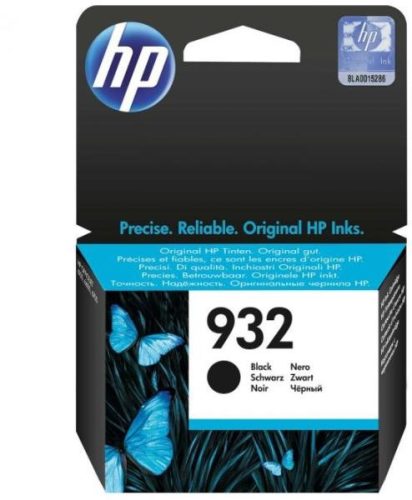 HP CN057AE NO.932 FEKETE (8,5ML) EREDETI TINTAPATRON (CN057AE) LEÉRTÉKELT (LEJÁRAT 2020 MÁRCIUS)
