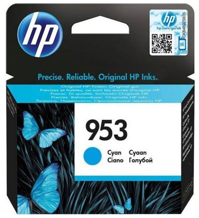 HP F6U12AE NO.953 CIÁN (10ML) EREDETI TINTAPATRON (F6U12AE)