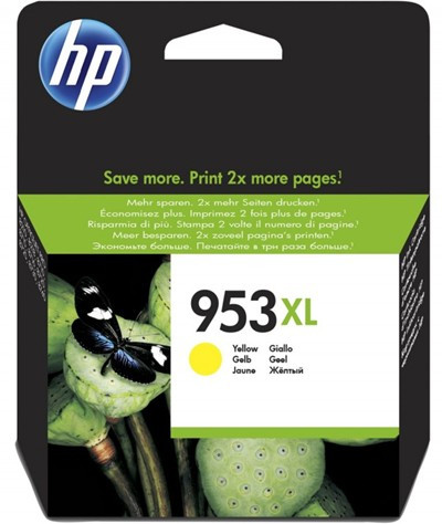 HP F6U18AE NO.953XL SÁRGA (20ML) EREDETI TINTAPATRON (F6U18AE)
