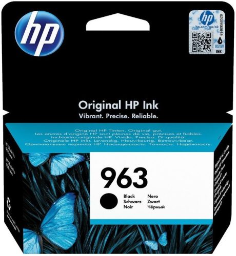 HP 3JA26AE NO.963 FEKETE (24ML) EREDETI TINTAPATRON (3JA26AE)
