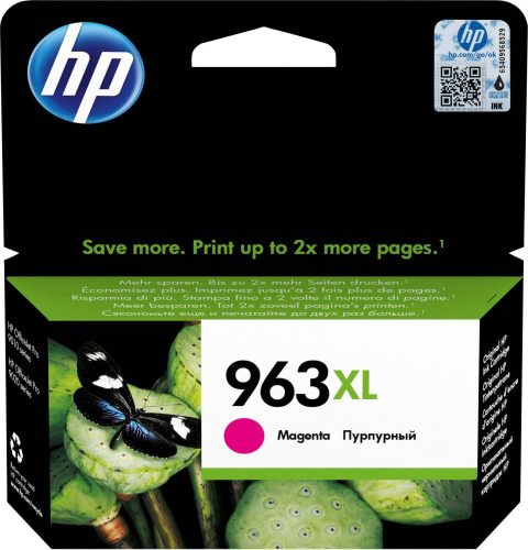 HP 3JA28AE NO.963XL MAGENTA (22ML) EREDETI TINTAPATRON (3JA28AE)