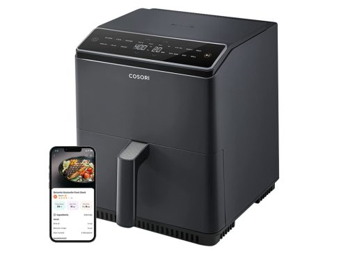 COSORI CAF-P583S 6.4L XXL DUAL BLAZE FORRÓLEVEGŐS SÜTŐ, AIR FRYER, SÖTÉTSZÜRKE