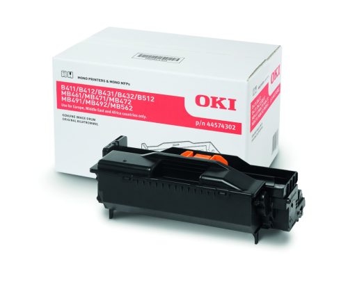 OKI B411/B431 44574302 (25K) FEKETE EREDETI DOBEGYSÉG