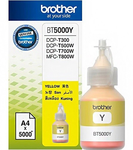 BROTHER BT-5000 (DCP-T300,DCP-T500W) (5K) SÁRGA EREDETI TINTA (BT5000Y)