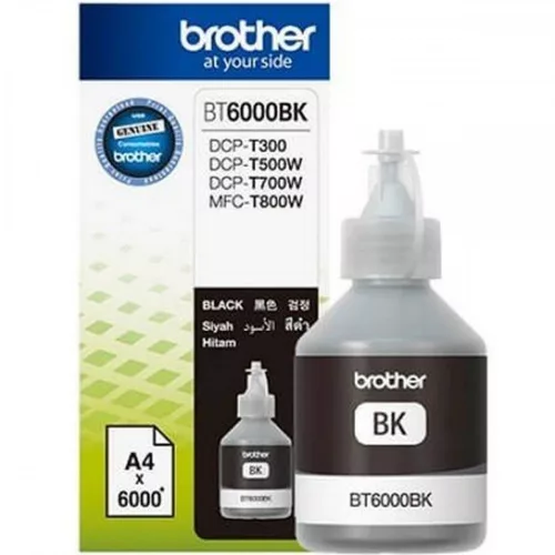 BROTHER BT-6000 (DCP-T300,DCP-T500W) (6K) FEKETE EREDETI TINTA (BT6000BK)