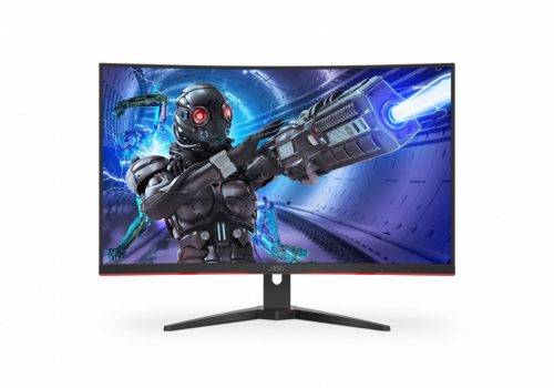 AOC C32G2ZE/BK, 31,5", VA, ÍVELT, 16:9, 1920X1080, 240 HZ, 1MS, 300 CD/M2, 2XHDMI, 1XDISPLAYPORT, GAMING MONITOR