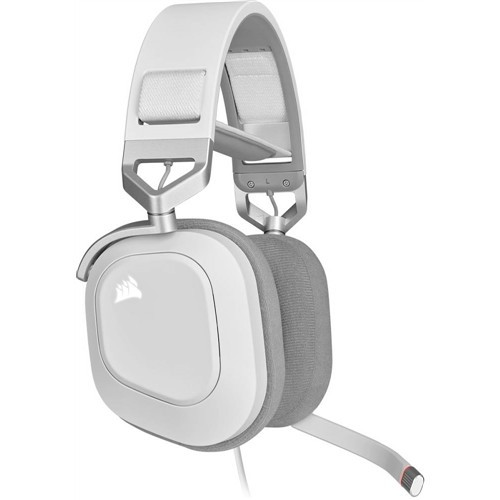 CORSAIR HS80 RGB GAMER HEADSET, FEHÉR (CA-9011238-EU)