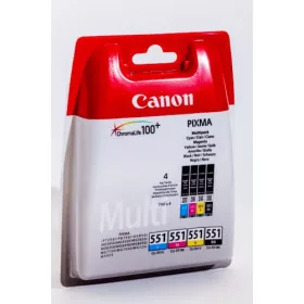 CANON CLI-551 BCMY (4X7ML) EREDETI 4-IN-1 MULTIPACK (6509B009)
