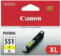 CANON CLI-551XL SÁRGA (11ML) EREDETI TINTAPATRON (6446B001)