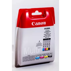 CANON CLI-571 BCMY (4X7ML) EREDETI 4-IN-1 MULTIPACK (0386C005)