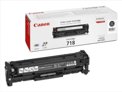 CANON CRG-718 FEKETE (3,4K) EREDETI TONER (2662B002)