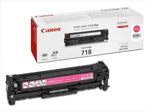 CANON CRG-718 MAGENTA (2,9K) EREDETI TONER (2660B002)