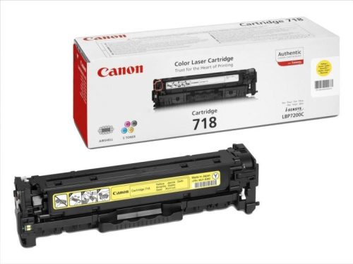 CANON CRG-718 SÁRGA (2,9K) EREDETI TONER (2659B002)
