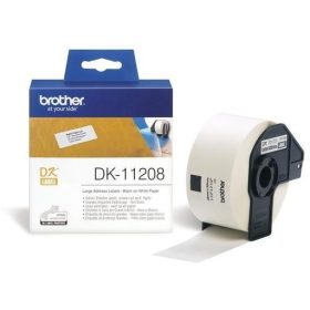   BROTHER DK-11208 38MMX90MM ÖNTAPADÓS ETIKETT CÍMKE TEKERCSBEN