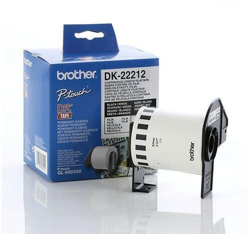 BROTHER DK-22212 FEHÉR ÖNTAPADÓS 62MMX15,24M EREDETI FILMSZALAG TEKERCSBEN (DK22212)