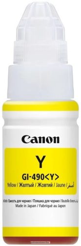 CANON GI-490 SÁRGA (70ML) EREDETI TINTA (0666C001)