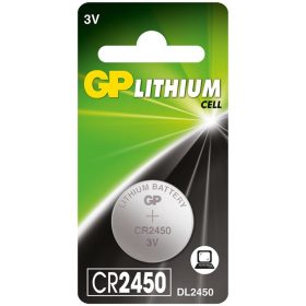 GP CR2450 3V LÍTIUM GOMBELEM