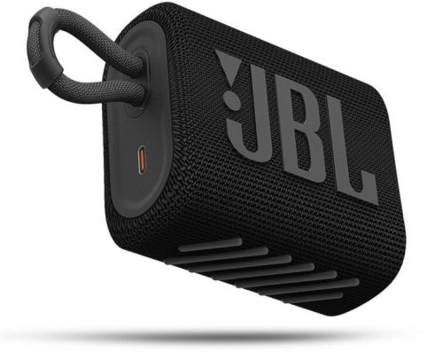JBL GO 3 VÍZÁLLÓ, HORDOZHATÓ, BLUETOOTH HANGSZÓRÓ, FEKETE