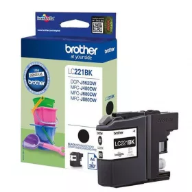  BROTHER LC221 FEKETE EREDETI TINTAPATRON LEÉRTÉKELT (LC221BK)