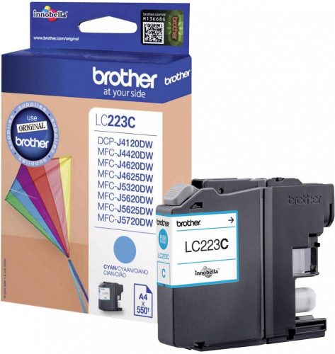 BROTHER LC223 CIÁN EREDETI TINTAPATRON LEÉRTÉKELT (LC223C)