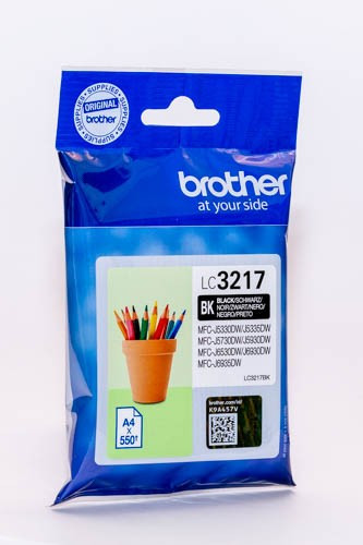 BROTHER LC3217 (12,5ML) FEKETE EREDETI TINTAPATRON (LC3217BK)