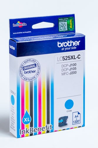 BROTHER LC525XL (1,3K) CIÁN EREDETI TINTAPATRON (LC525XLC)