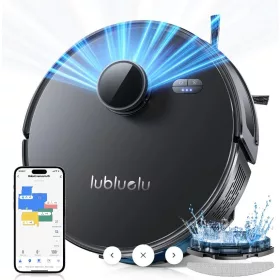 LUBLUELU L15 ULTRA -  ROBOTPORSZÍVÓ FELMOSÓVAL, FEKETE